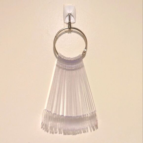 $5 Item! Set of 38 Blank Nail Swatch Sticks on Ring - Picture 1 of 2